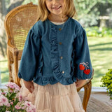 Remi Jacket - Denim Embroidery