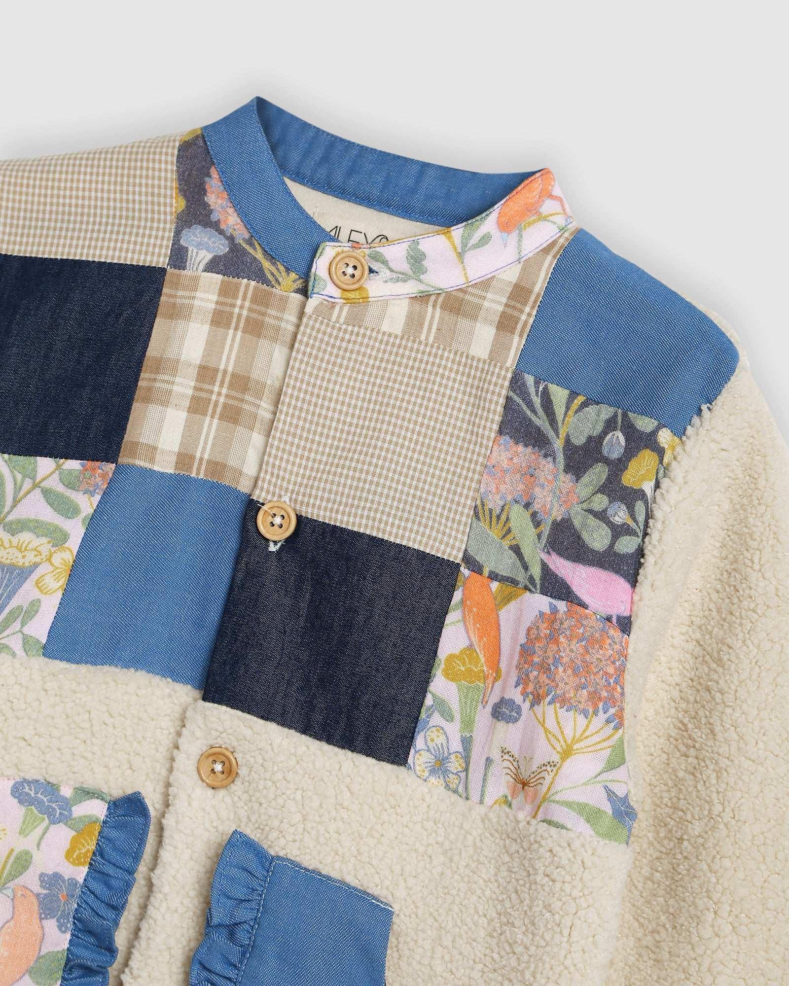 Ada Jacket - Multi Teddy Fur - ALEX & ANT