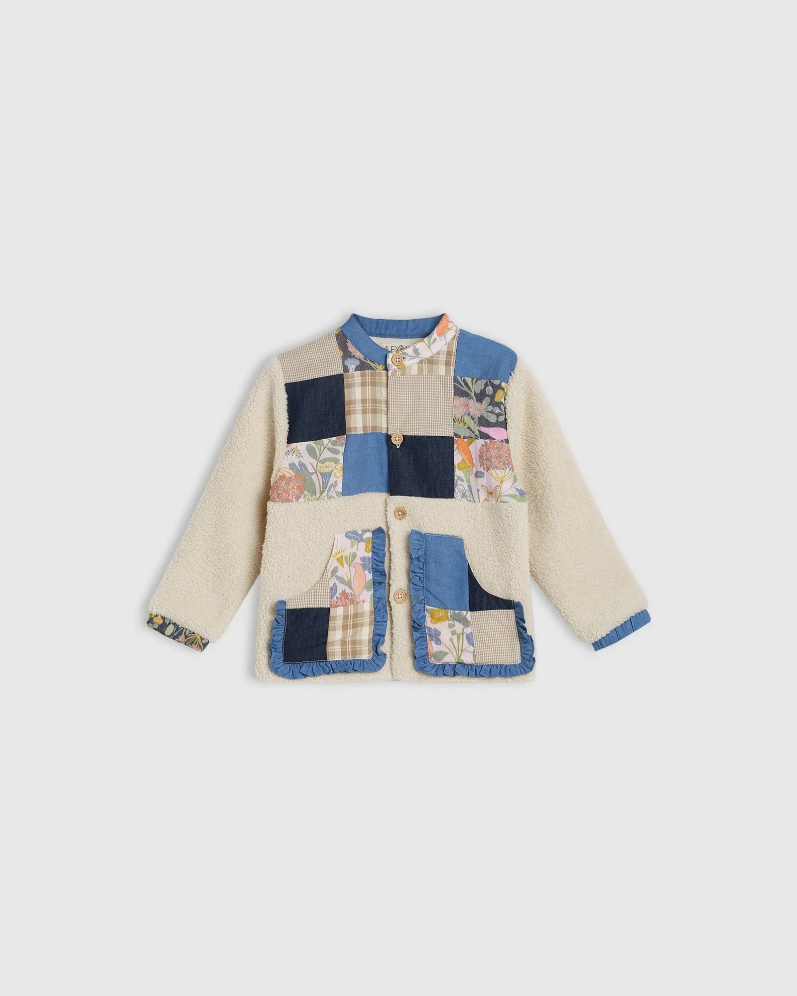 Ada Jacket - Multi Teddy Fur - ALEX & ANT