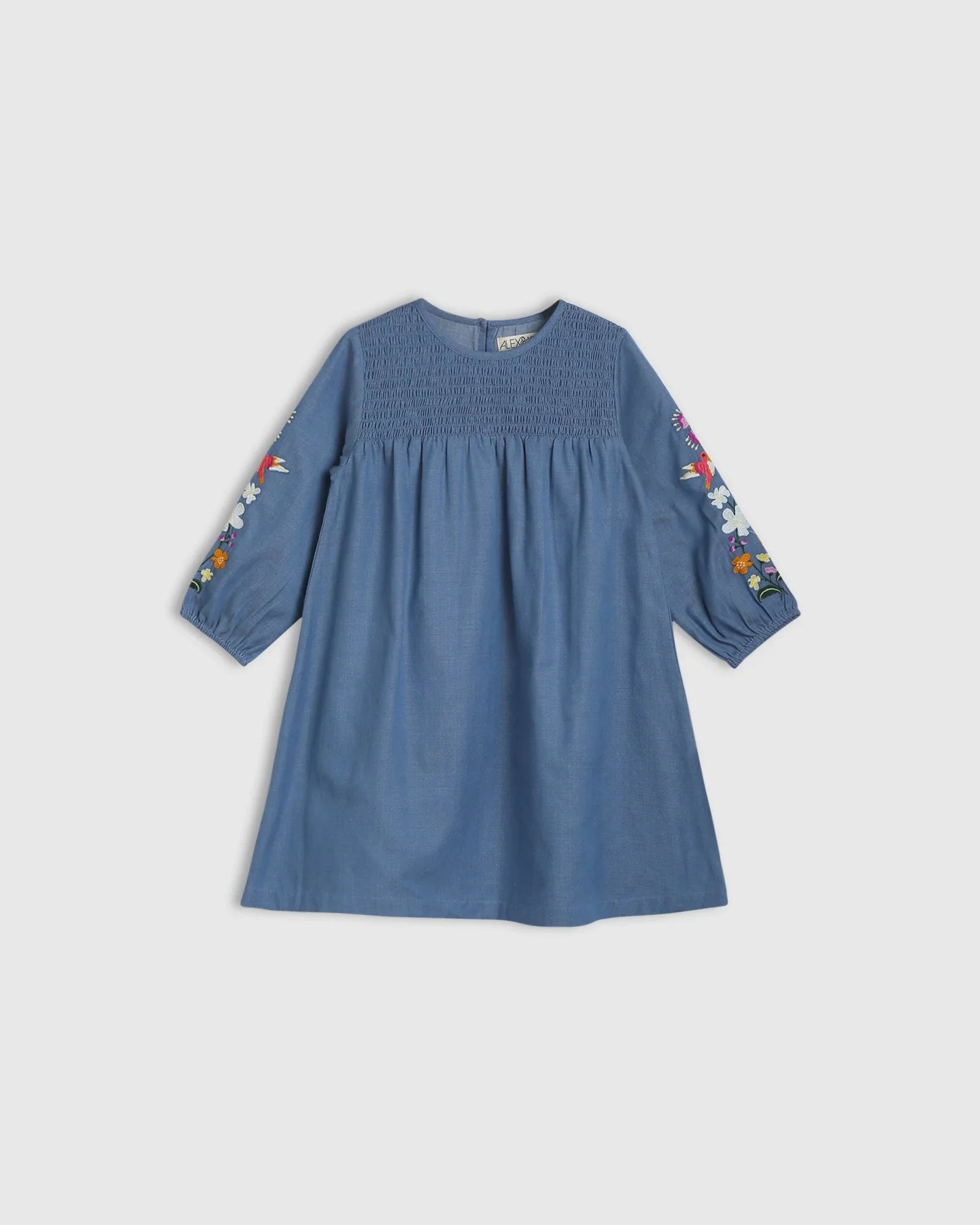 Amelia Dress - Chambray - ALEX & ANT