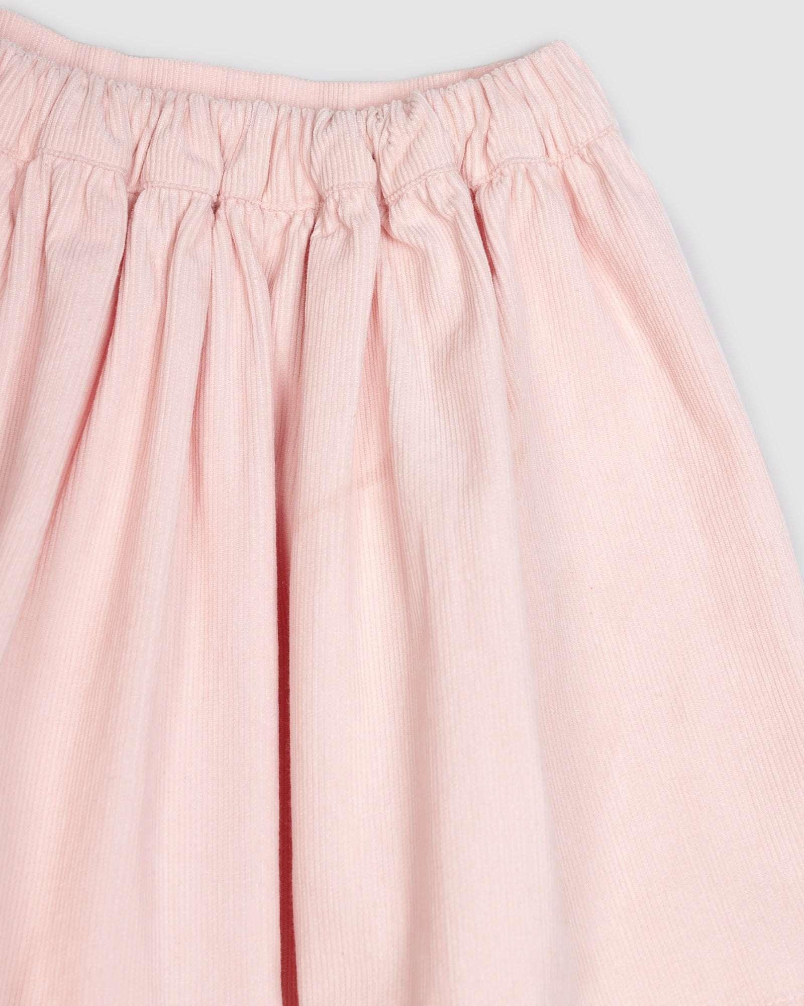 Bunny Skirt - Baby Pink Mouse Emb - ALEX & ANT