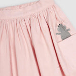 Bunny Skirt - Baby Pink Mouse Emb - ALEX & ANT