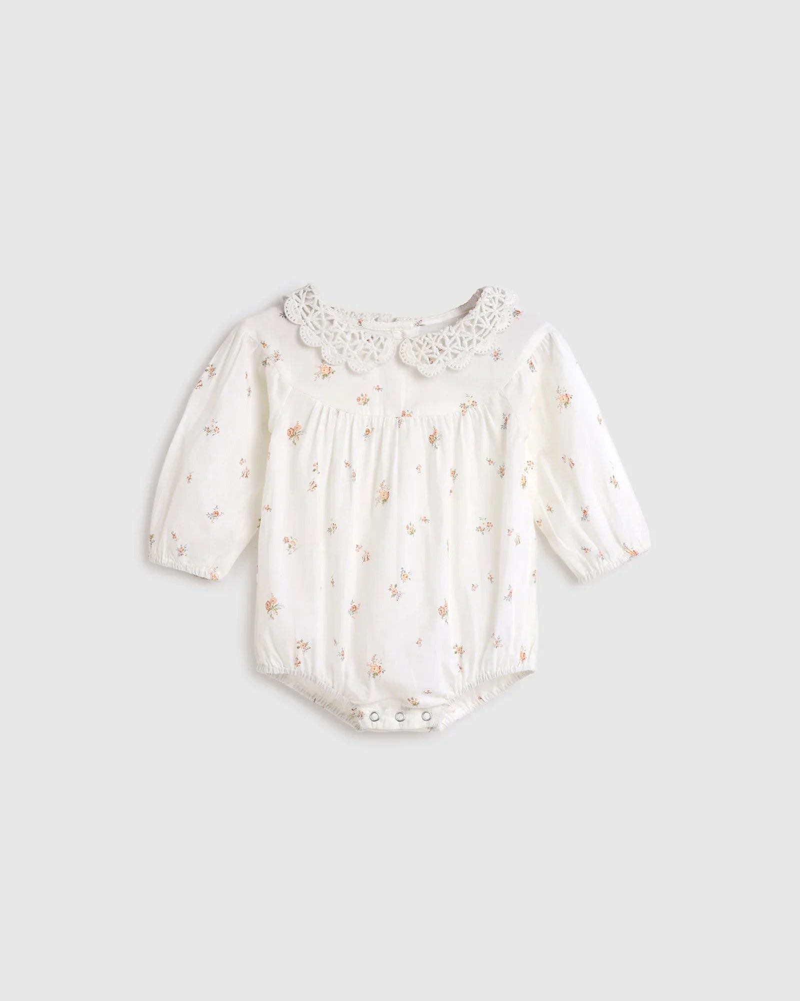 Crochet Collar Playsuit - Chintz - ALEX & ANT