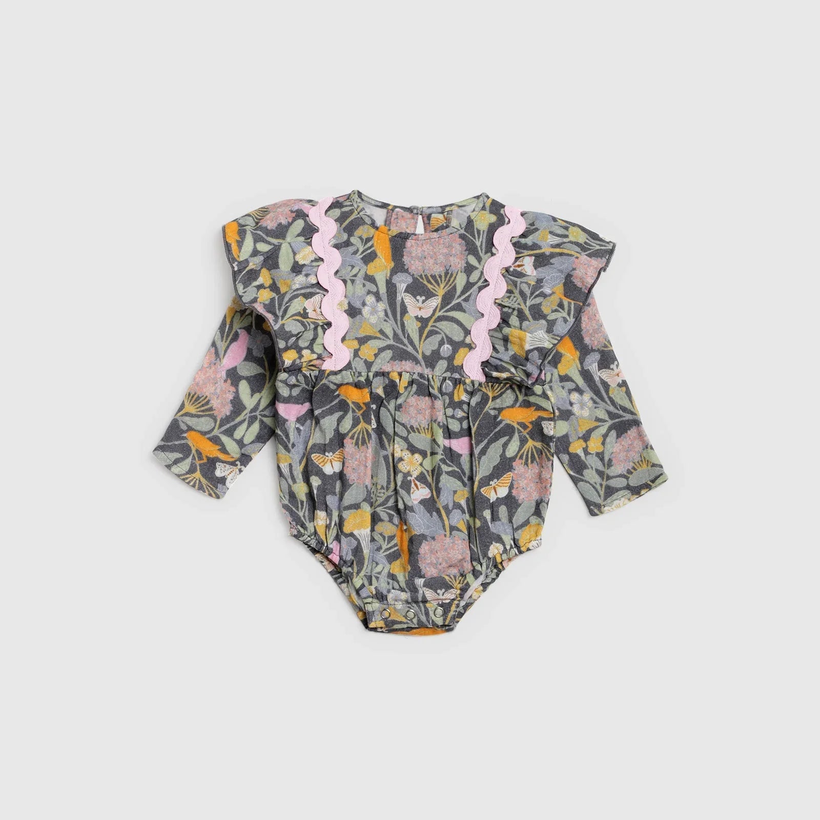 Elenora Playsuit - Botanical Navy - ALEX & ANT