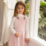 Ellie Pinafore Dress - Happy Pink - ALEX & ANT