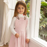 Ellie Pinafore Dress - Happy Pink - ALEX & ANT