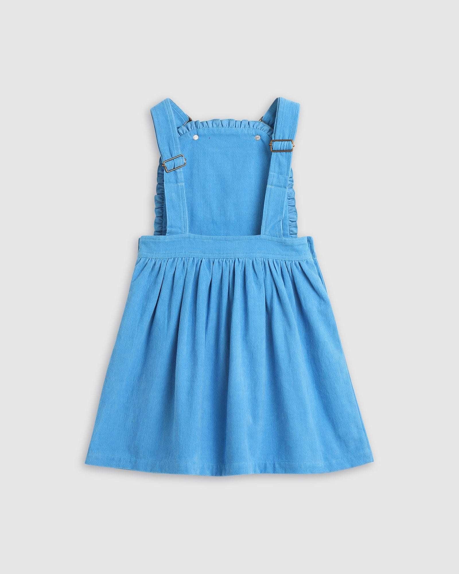 Ellie Pinafore Dress - Sky Blue - ALEX & ANT