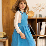 Ellie Pinafore Dress - Sky Blue - ALEX & ANT