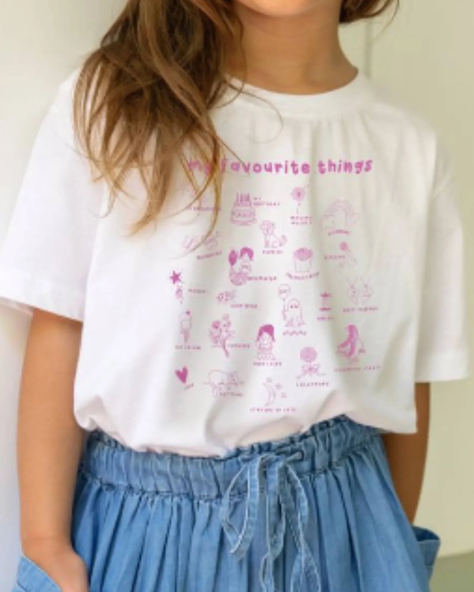 Favourite Things Tee - Baby Pink - ALEX & ANT