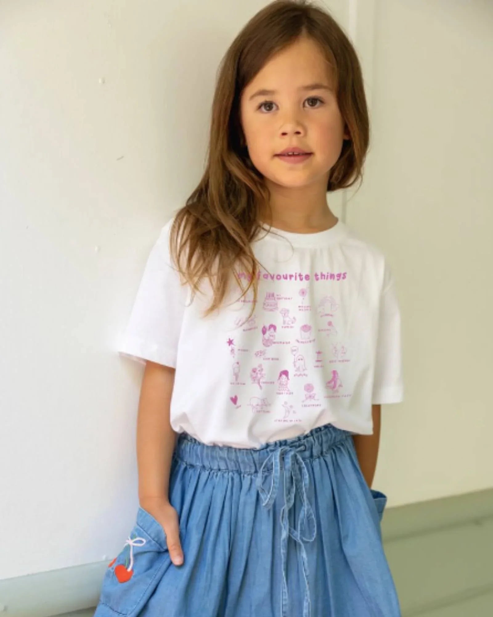 Favourite Things Tee - Baby Pink - ALEX & ANT