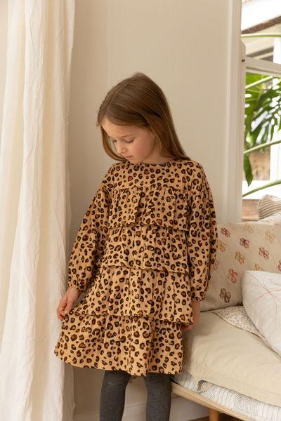 Frou Frou Dress - Leopard - ALEX & ANT