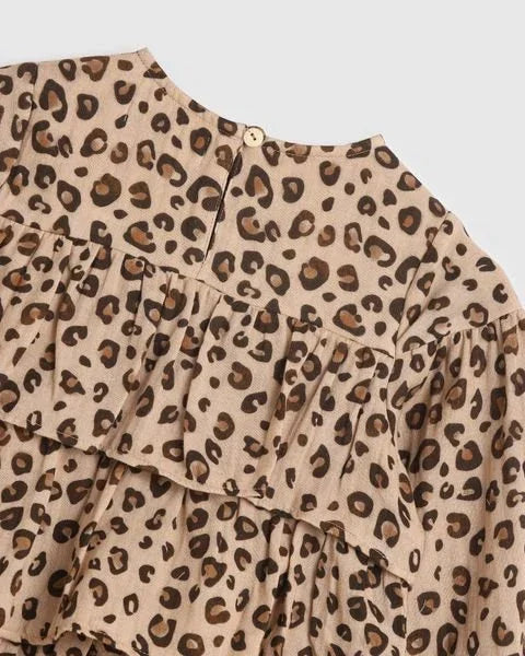 Frou Frou Dress - Leopard - ALEX & ANT