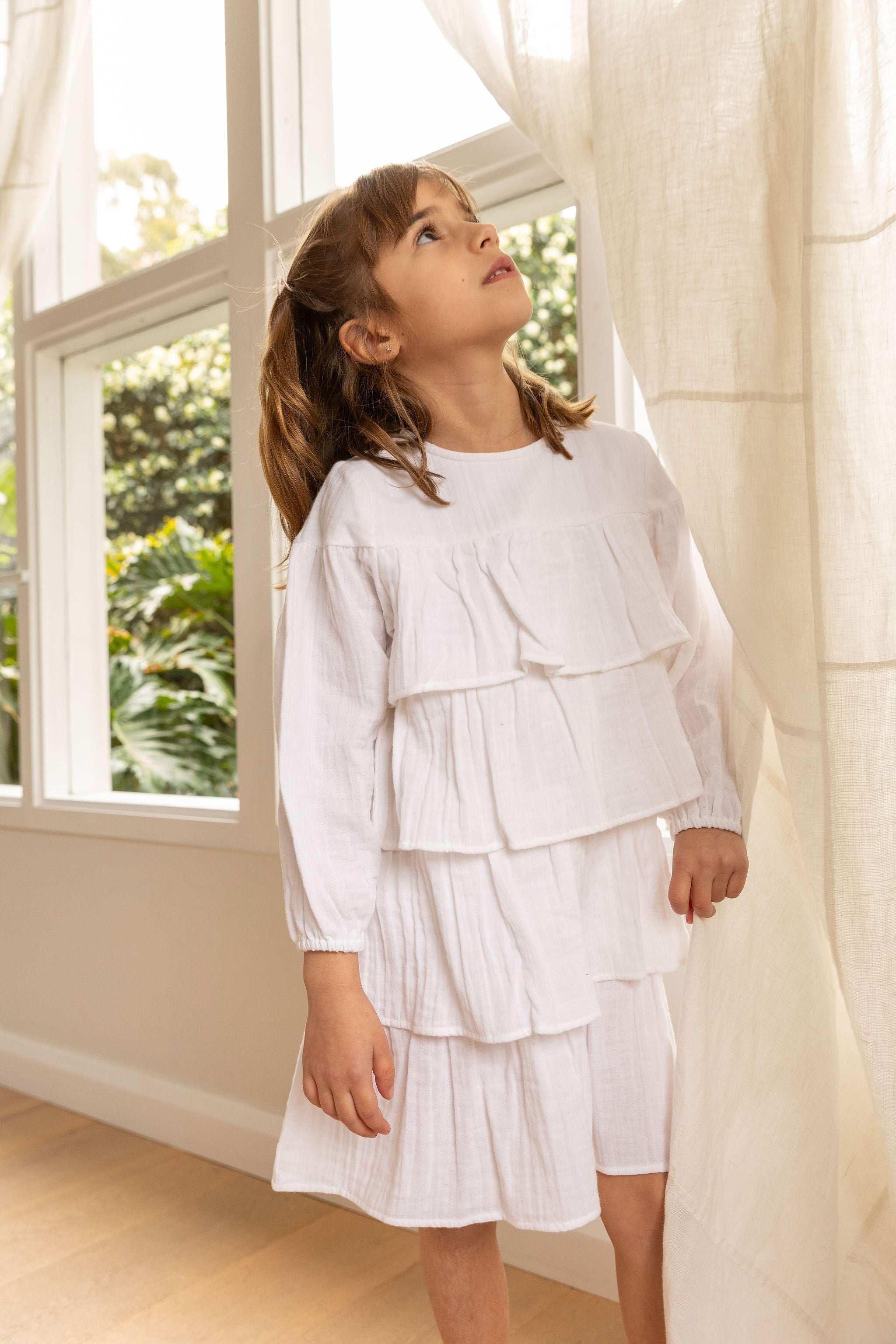 Frou Frou Dress - Natural - ALEX & ANT