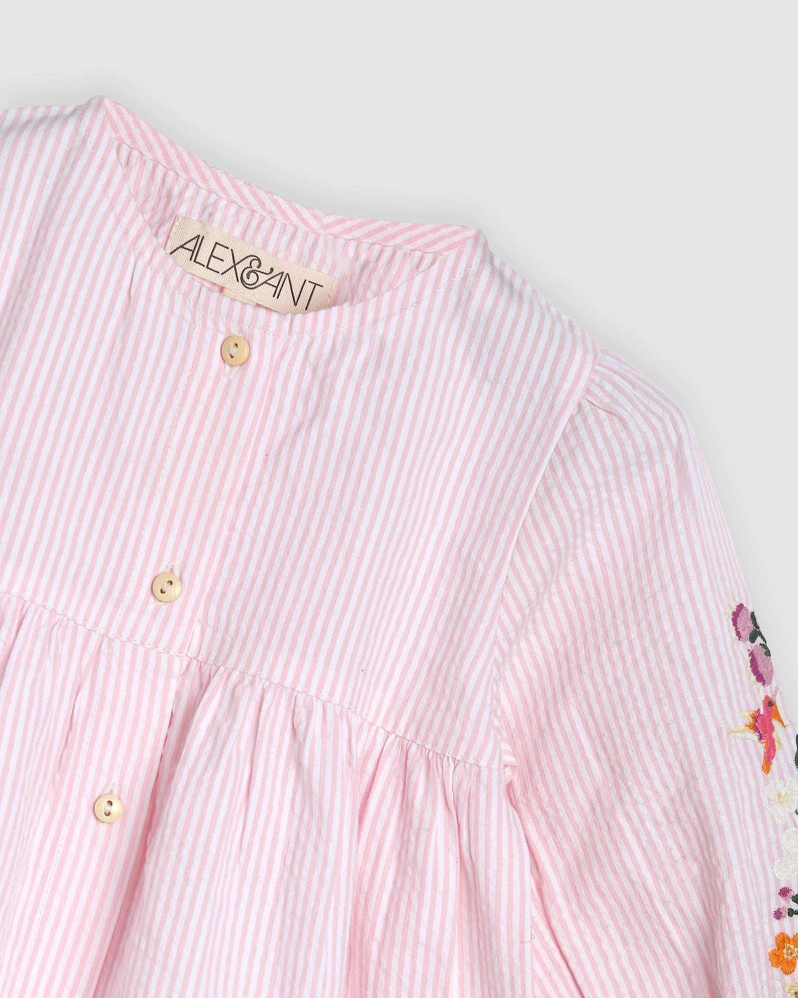 Grace Set - Pink/White Stripe - ALEX & ANT