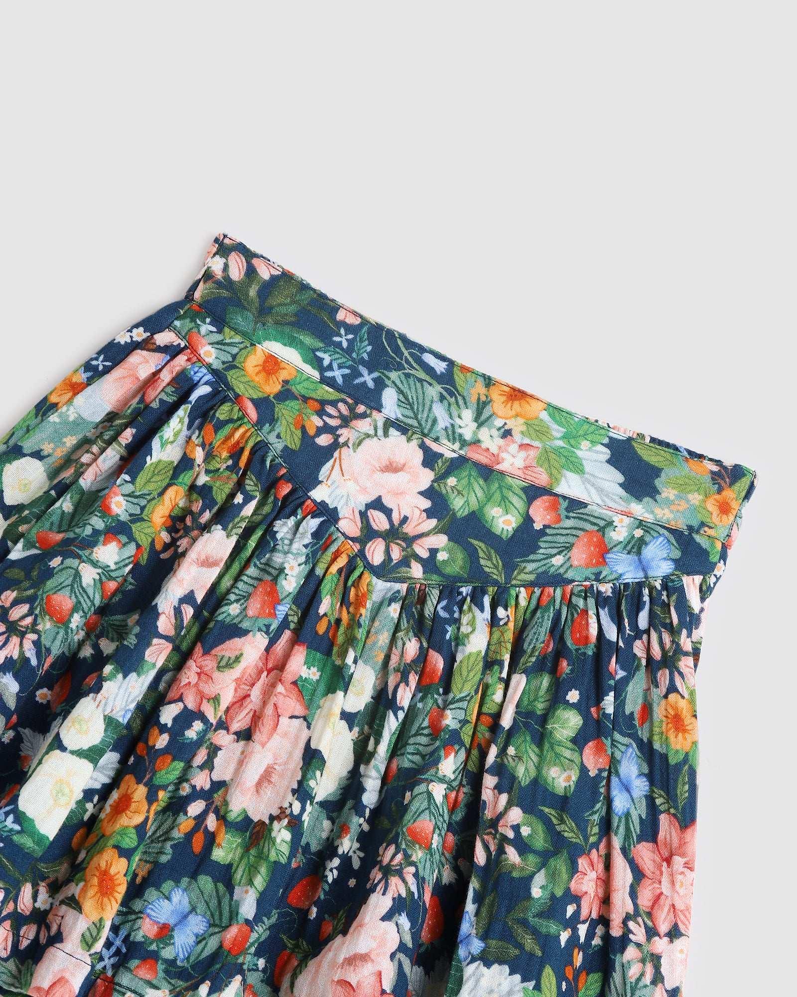 Hazel Skirt - Strawberry Navy - ALEX & ANT