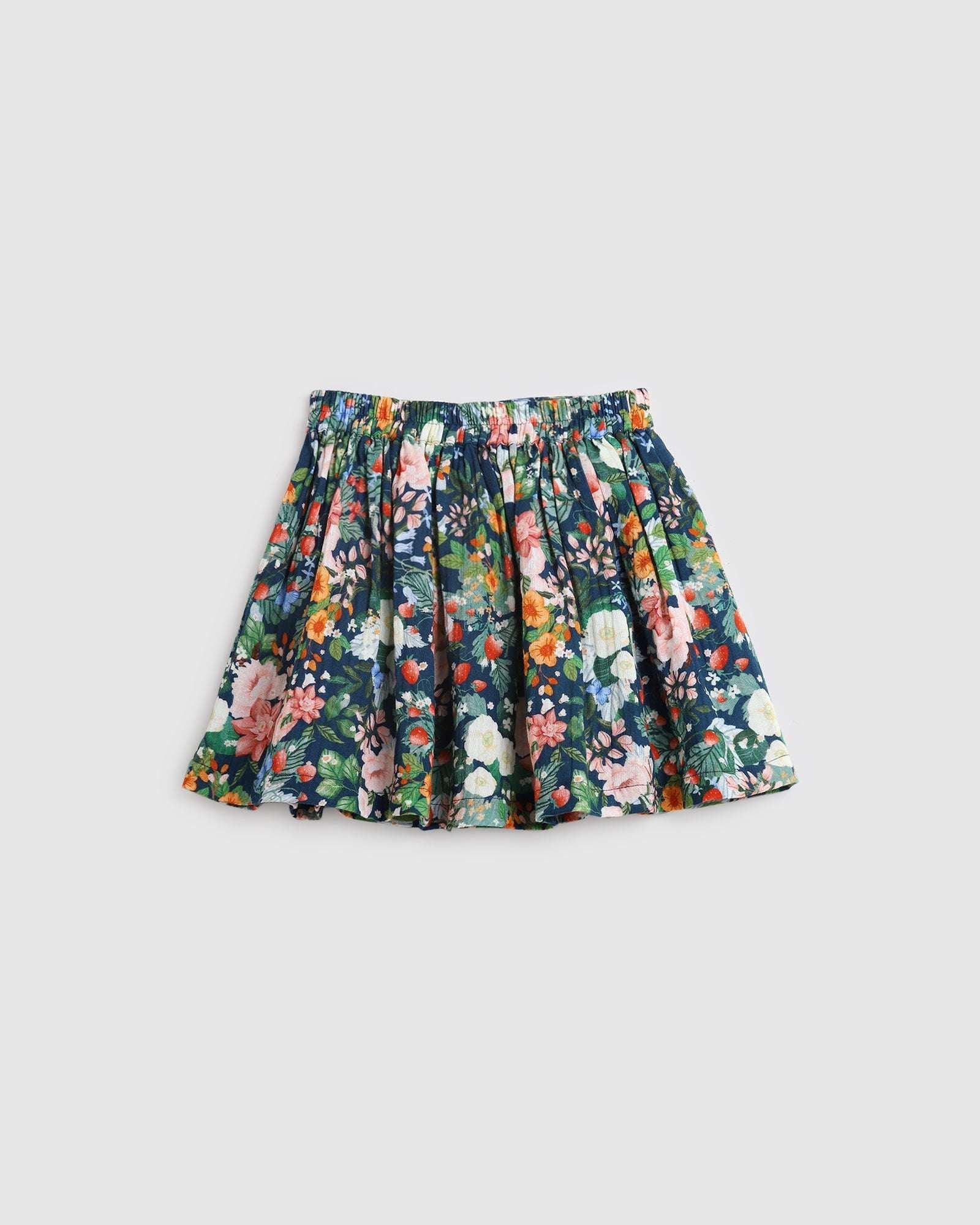 Hazel Skirt - Strawberry Navy - ALEX & ANT