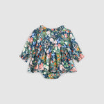 Ivy Baby Dress - Strawberry Navy - ALEX & ANT