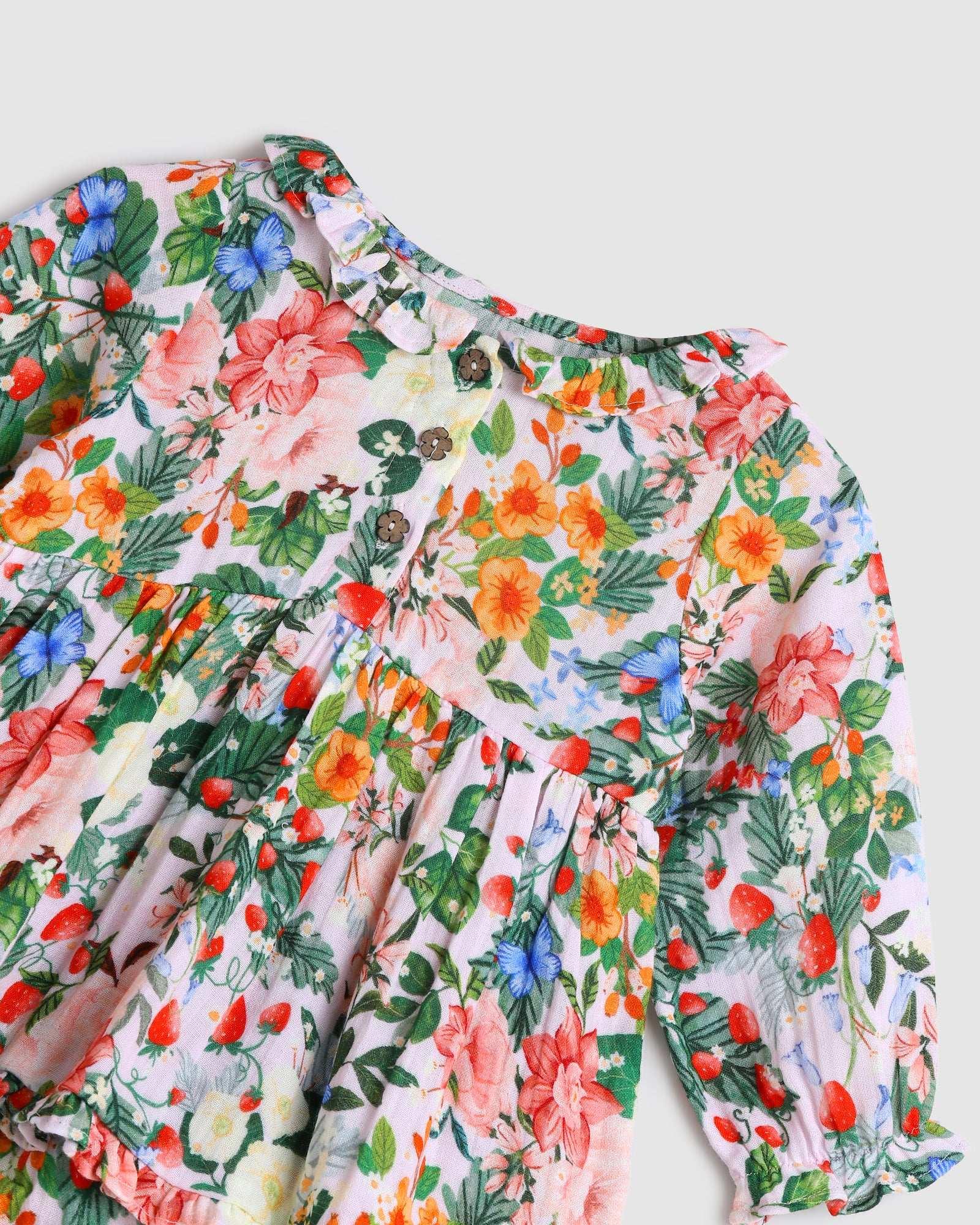 Ivy Baby Dress - Strawberry Pink - ALEX & ANT