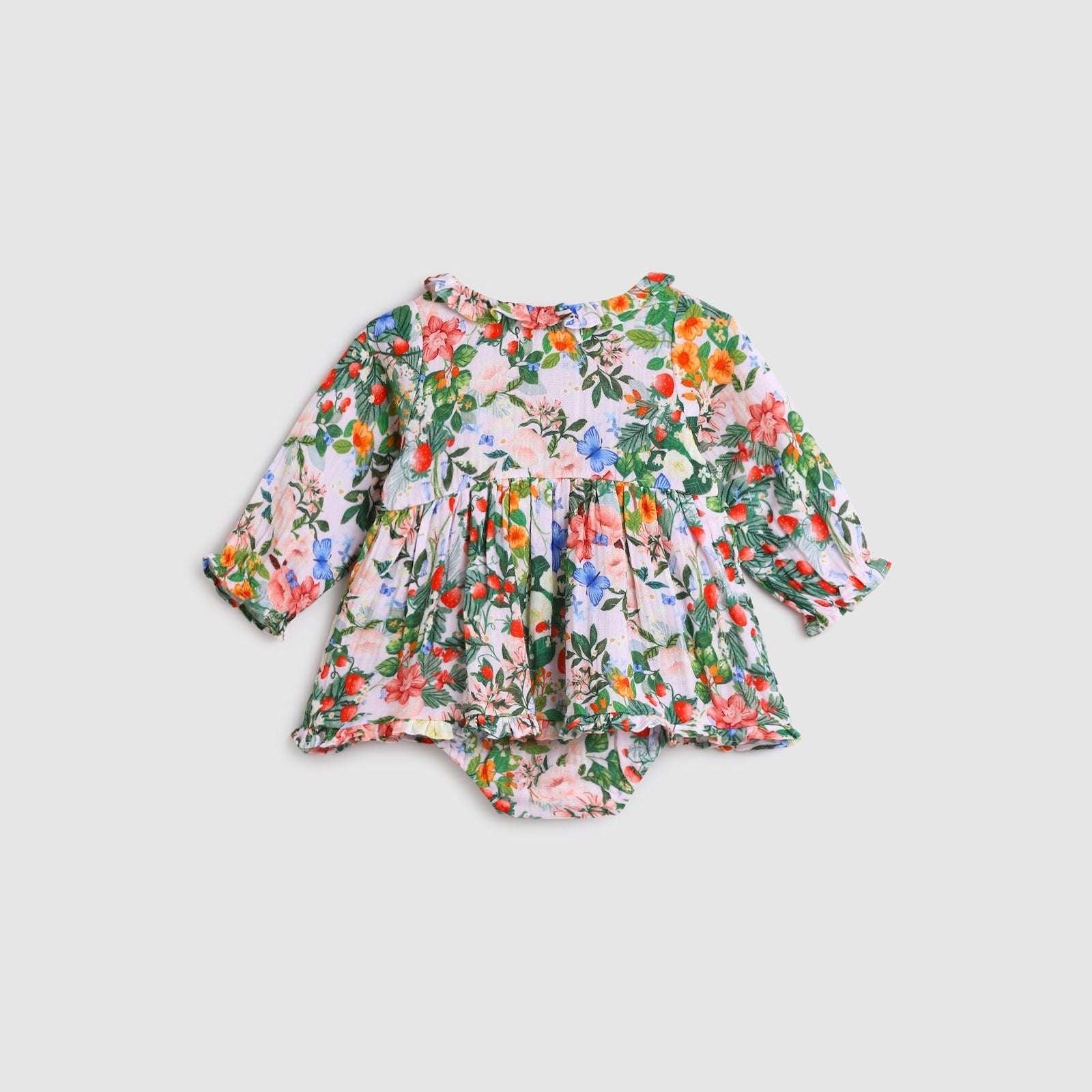 Ivy Baby Dress - Strawberry Pink - ALEX & ANT