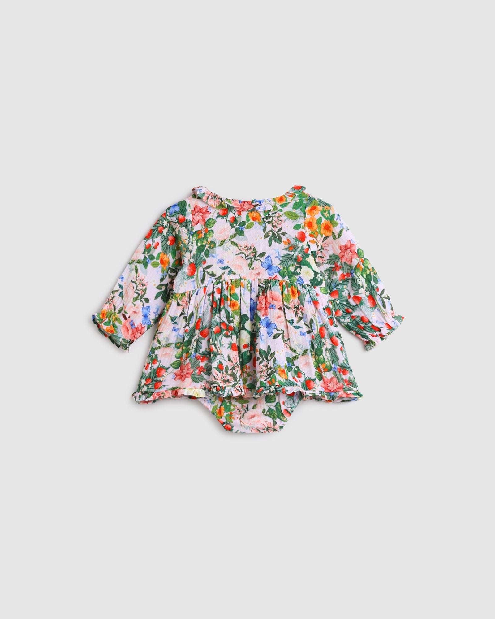 Ivy Baby Dress - Strawberry Pink - ALEX & ANT