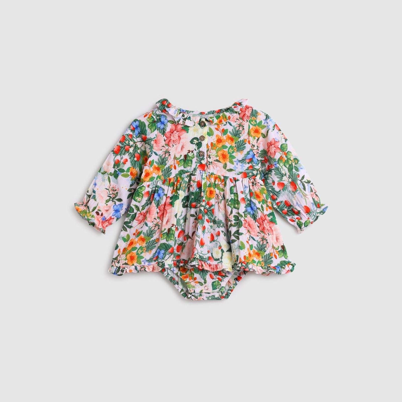 Ivy Baby Dress - Strawberry Pink - ALEX & ANT