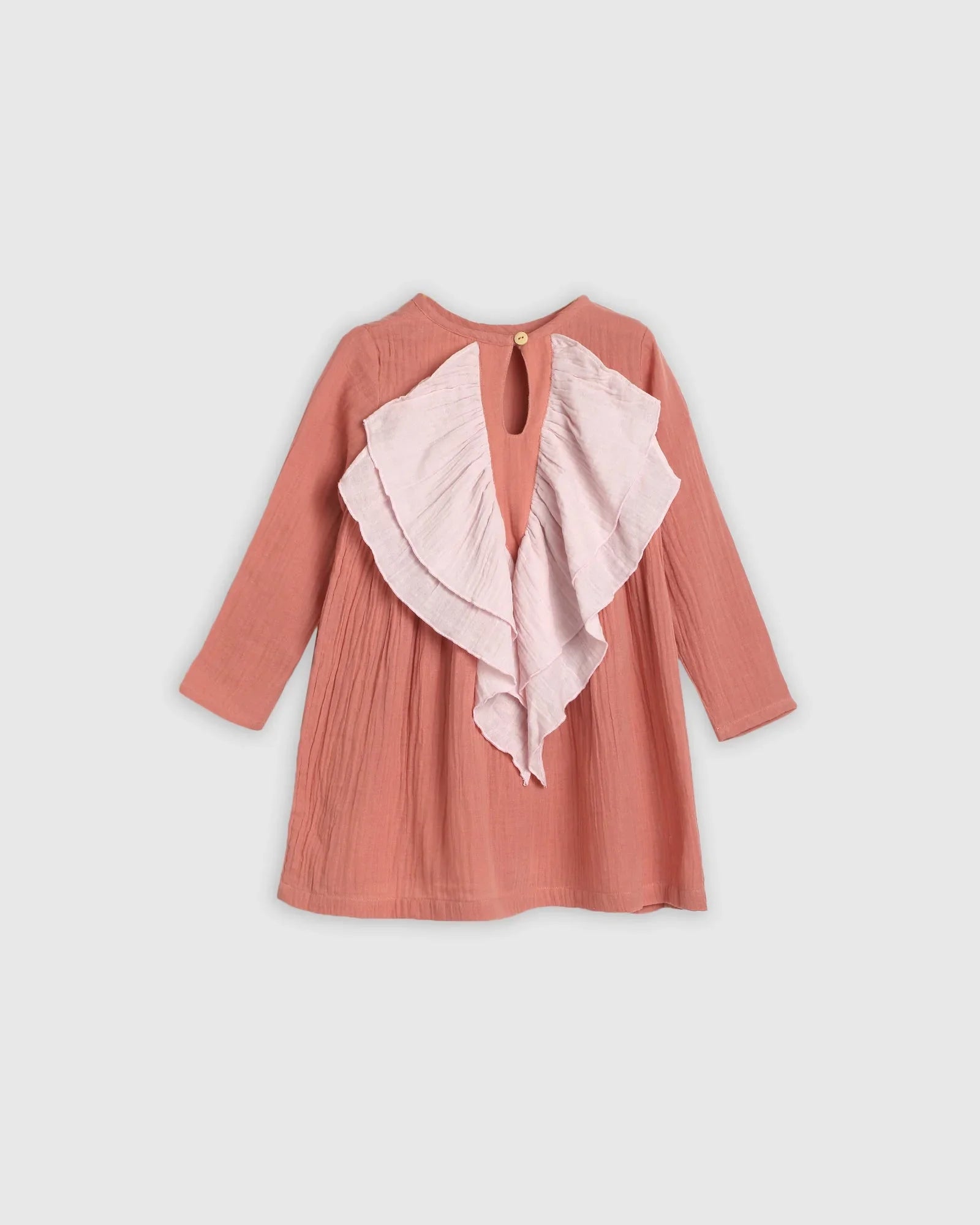 Katie Dress - Terracotta & Pink - ALEX & ANT