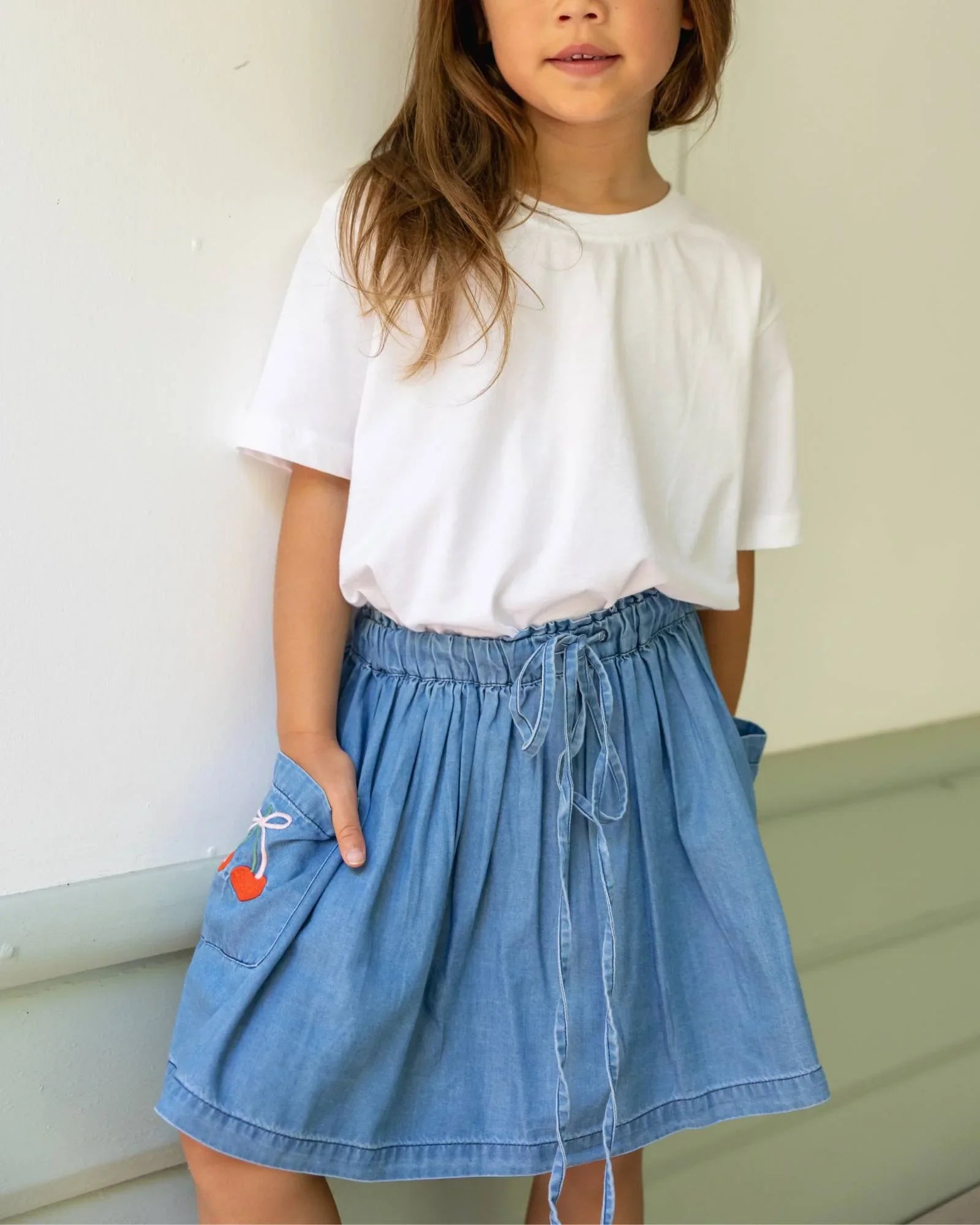 Laura Skirt - Chambray - ALEX & ANT