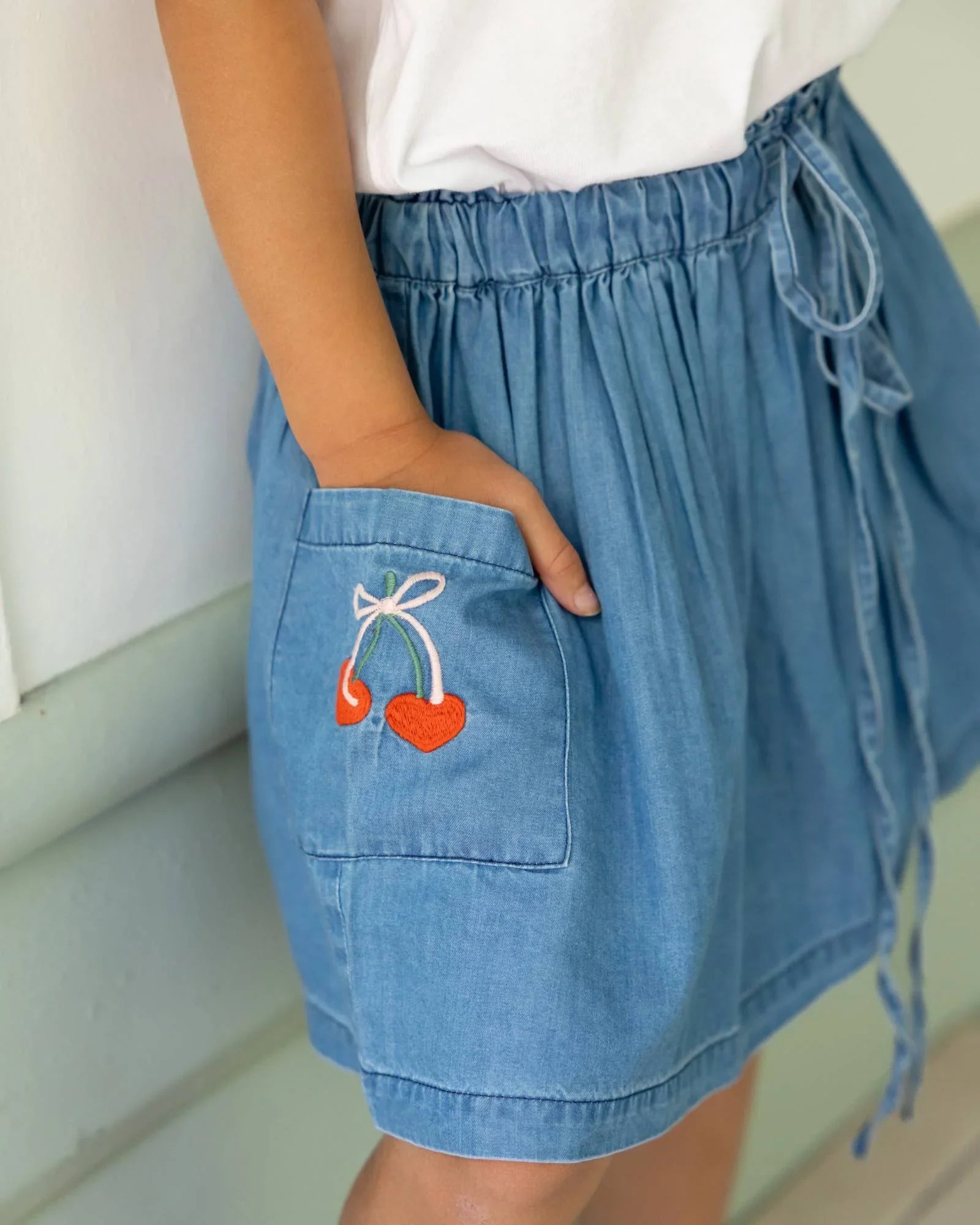 Laura Skirt - Chambray - ALEX & ANT