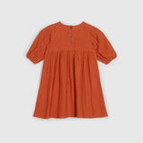 Lilly Smock Dress - Flame Red - ALEX & ANT