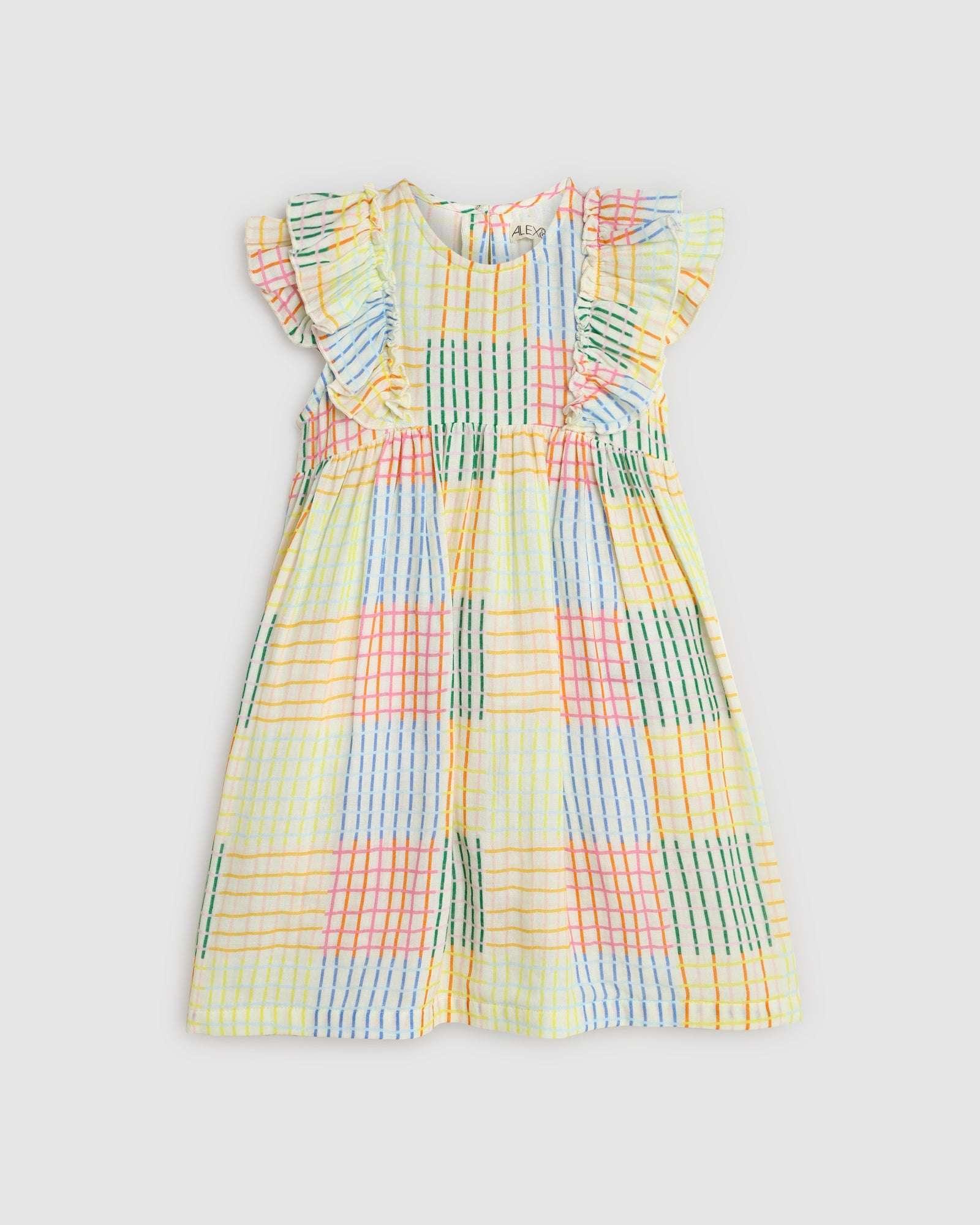 Louisa Dress - Crazy Gingham - ALEX & ANT