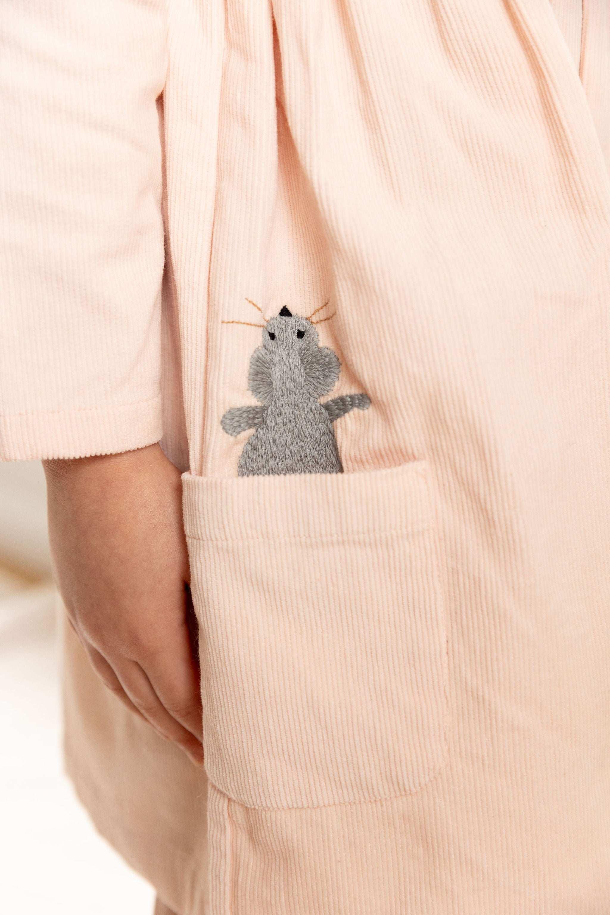 Lucy Mouse Dress - Baby Pink Mouse - ALEX & ANT