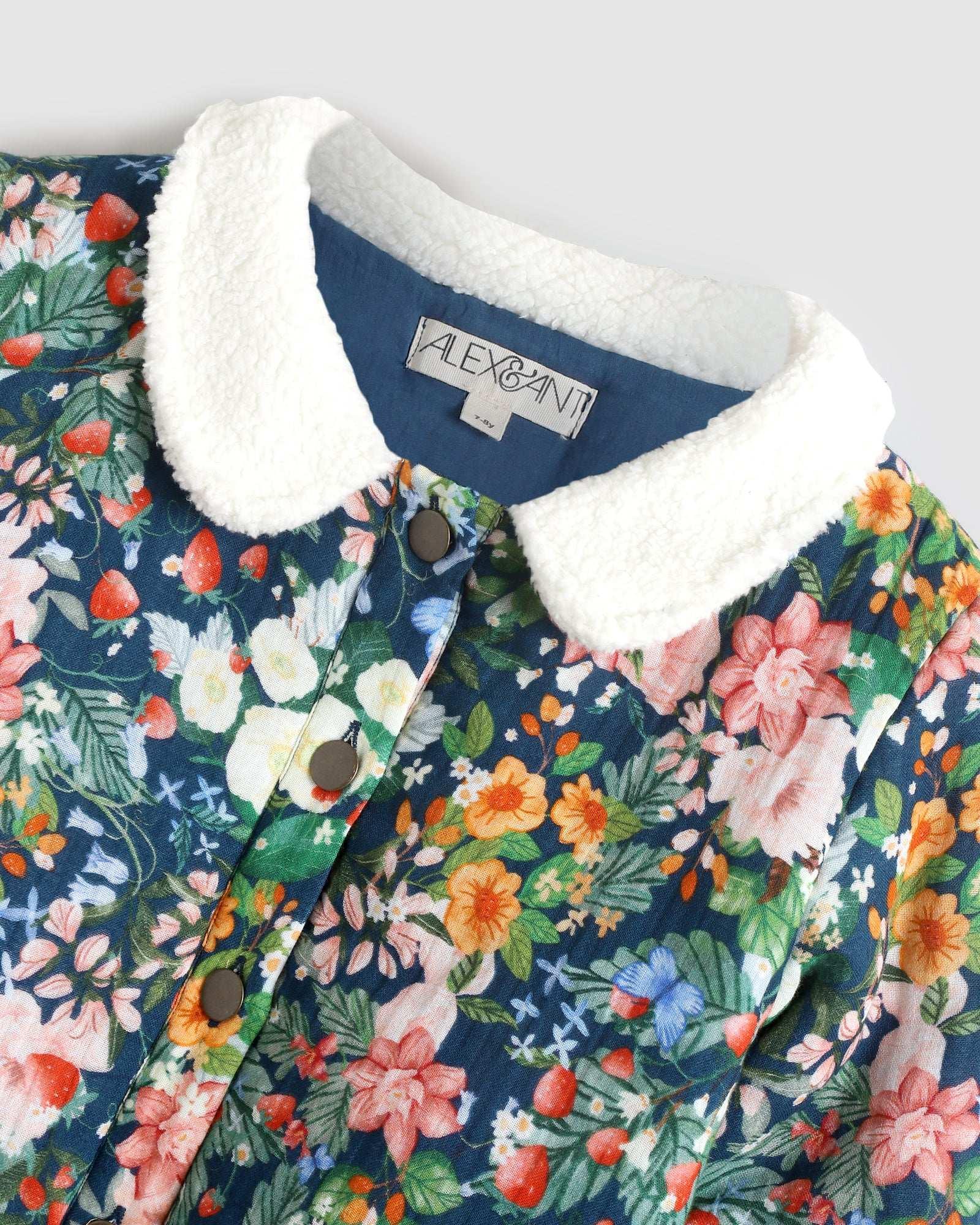 Mabel Jacket - Strawberry Navy - ALEX & ANT