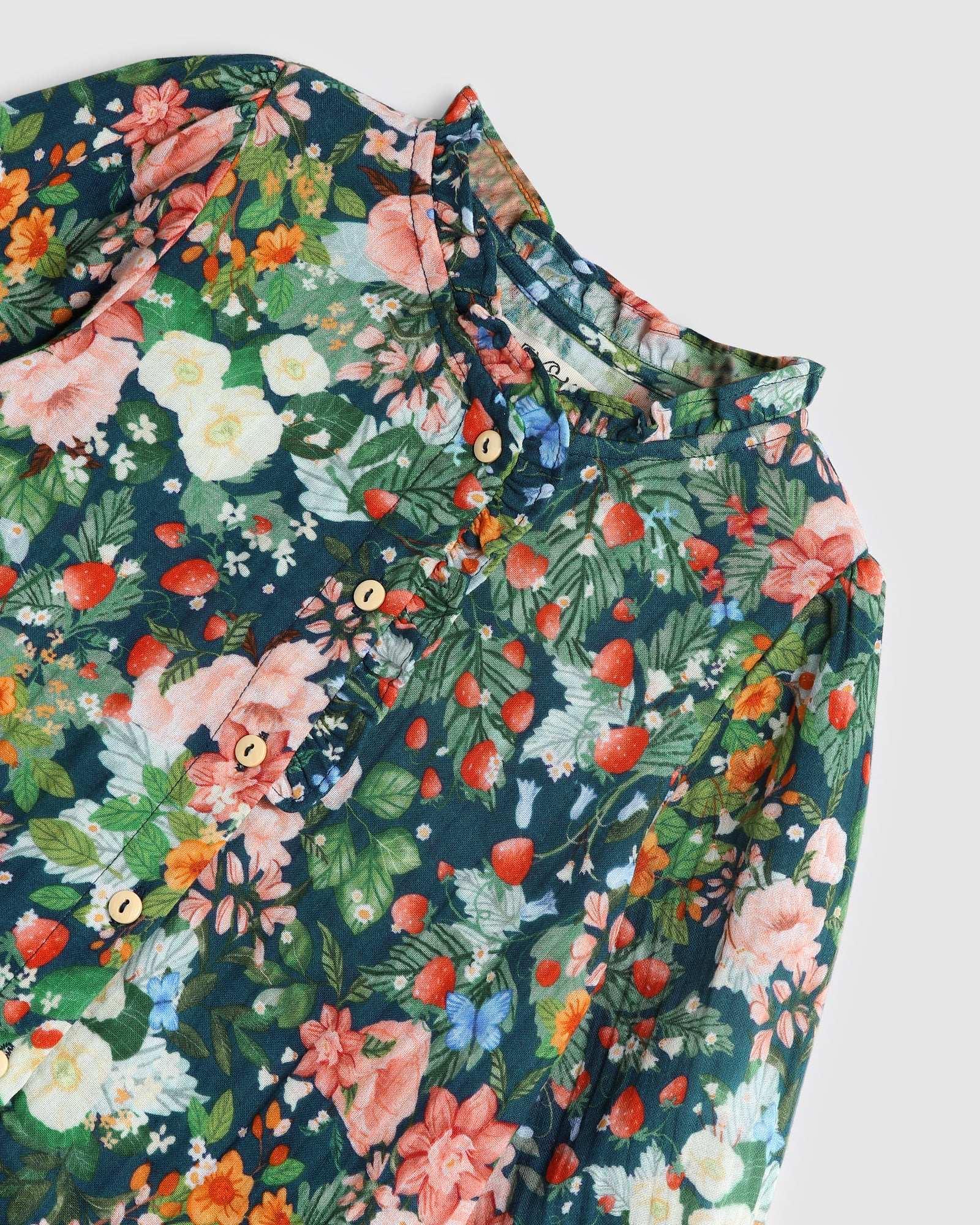 Marley Top - Strawberry Navy - ALEX & ANT