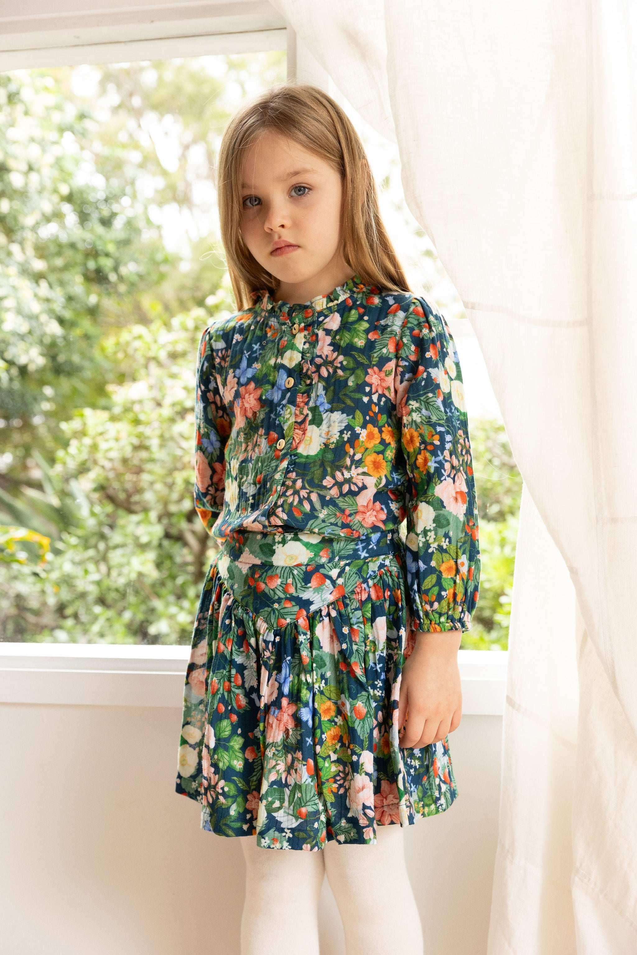 Marley Top - Strawberry Navy - ALEX & ANT