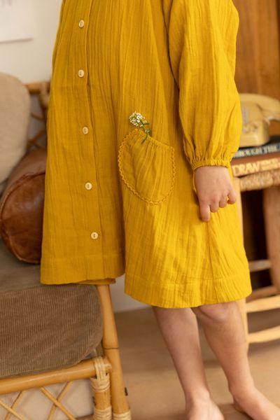 Marybel Dress - Mustard - ALEX & ANT