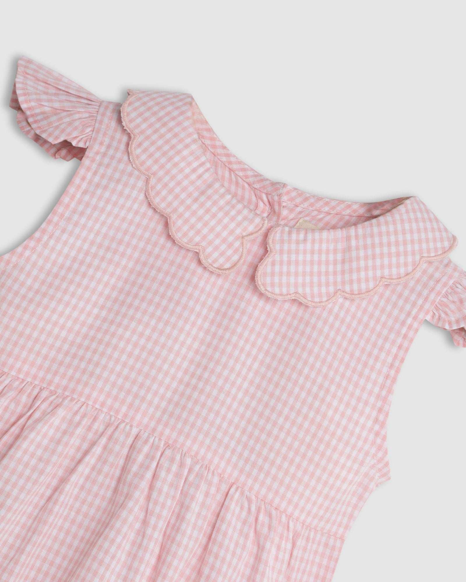 Nora Playsuit - Pink Gingham - ALEX & ANT
