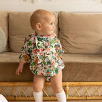 Peach Playsuit - Strawberry Pink - ALEX & ANT