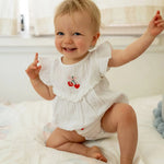 Pretty Romper - White - ALEX & ANT