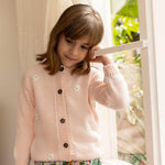 Sunflower Cardigan - Baby Pink - ALEX & ANT
