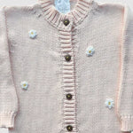 Sunflower Cardigan - Baby Pink - ALEX & ANT