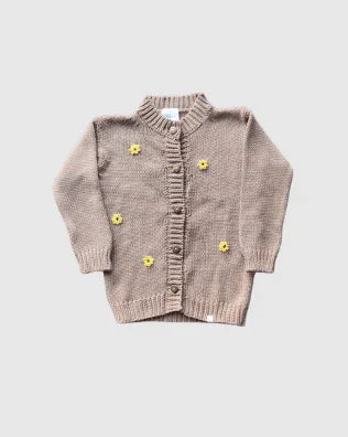 Sunflower Cardigan - Mocha - ALEX & ANT