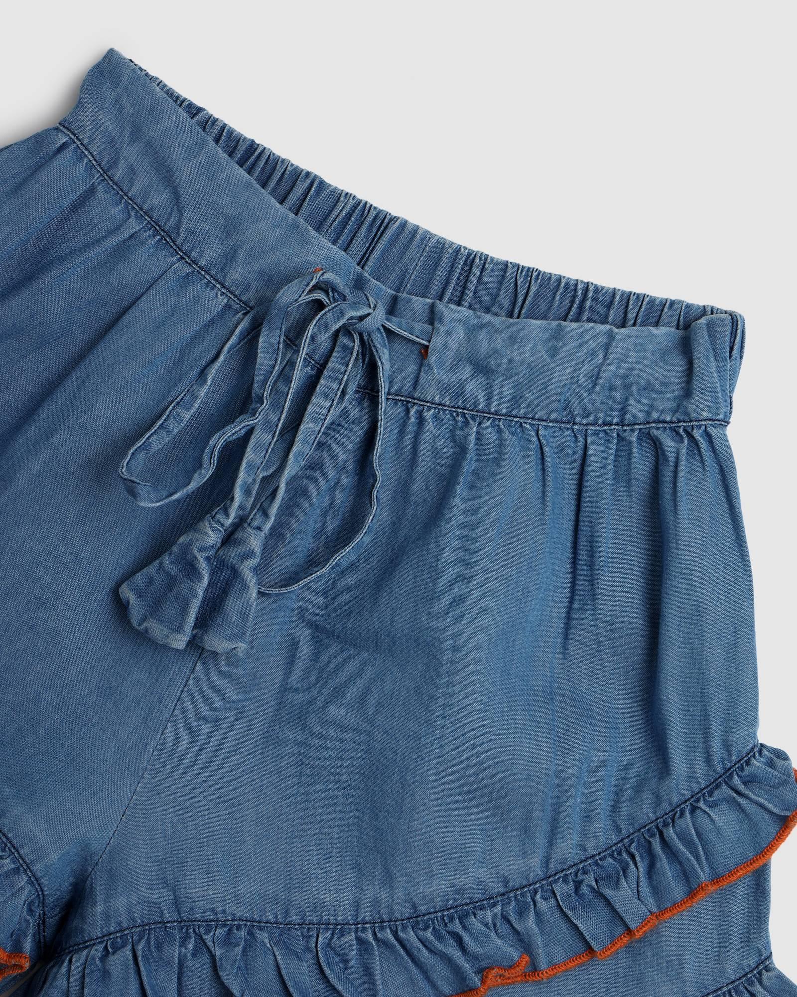 Tessa Shorts - Chambray - ALEX & ANT